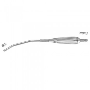 Yankauer Suction Tube Complete With Handle, 4 Tubes, Suction Tip and Tube Connector Stainless Steel, 31 cm - 12 1/4" 